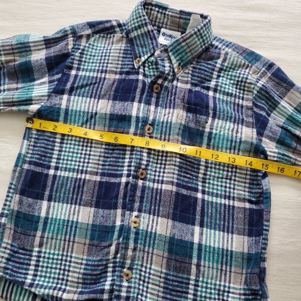Vintage Oshkosh Oceanic Buttondown Shirt kids 6 - Picture 5 of 8